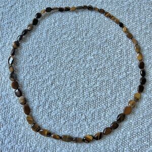 Tiger Eye Beaded Necklace